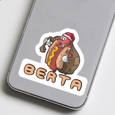 Berta Sticker Christmas Hot Dog Gift package Image