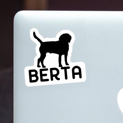 Sticker Berta Hund Laptop Image