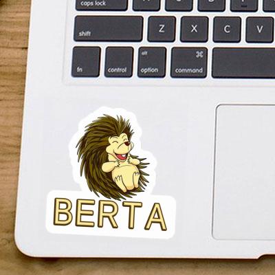 Berta Sticker Hedgehog Notebook Image