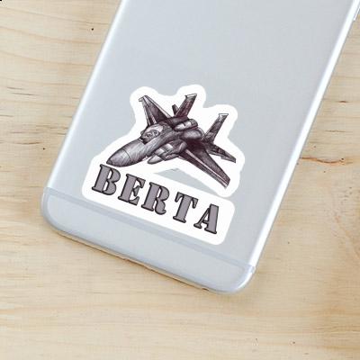 Berta Sticker Flugzeug Image