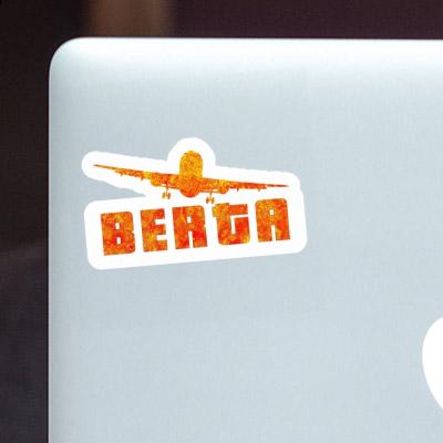 Sticker Berta Airplane Image