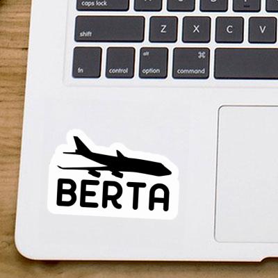 Berta Sticker Jumbo-Jet Laptop Image