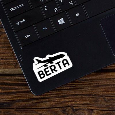 Jumbo-Jet Autocollant Berta Laptop Image