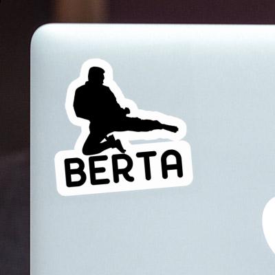 Karateka Sticker Berta Notebook Image