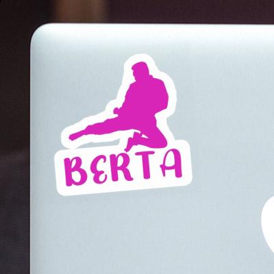 Sticker Berta Karateka Notebook Image