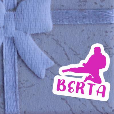 Karateka Aufkleber Berta Laptop Image