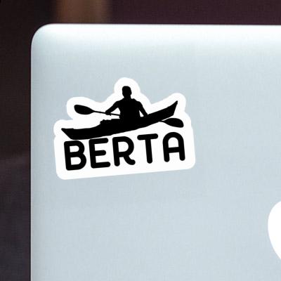 Sticker Kajakfahrer Berta Laptop Image