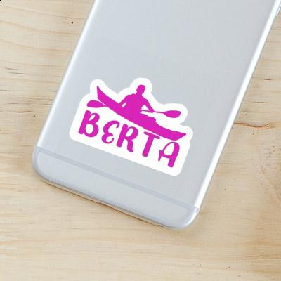 Berta Sticker Kayaker Laptop Image