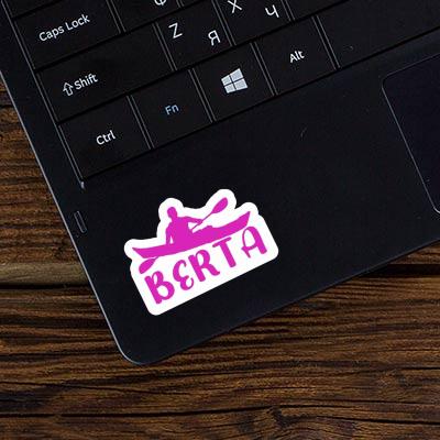 Berta Sticker Kayaker Notebook Image