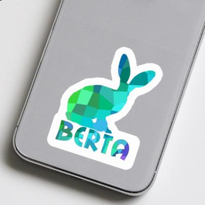 Berta Sticker Rabbit Laptop Image