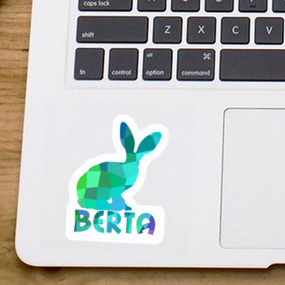 Berta Sticker Rabbit Notebook Image