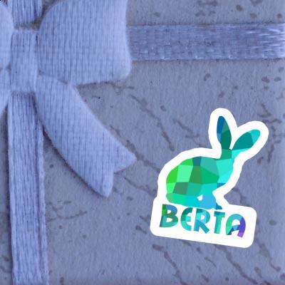 Berta Sticker Rabbit Laptop Image