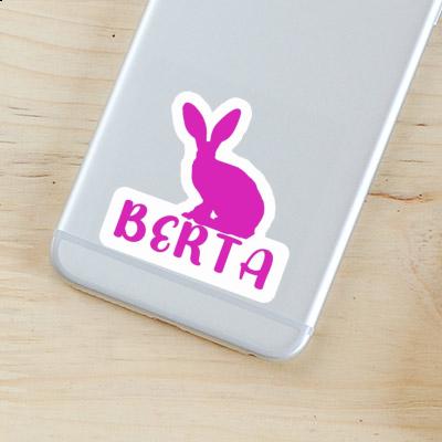 Sticker Hase Berta Notebook Image