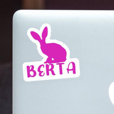 Sticker Berta Rabbit Laptop Image