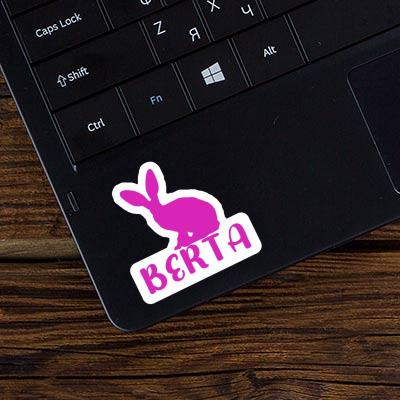 Sticker Berta Rabbit Laptop Image