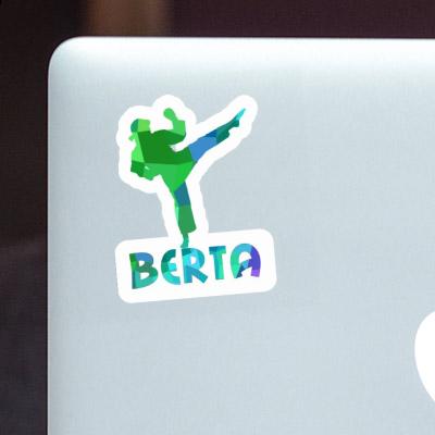 Sticker Berta Karateka Notebook Image