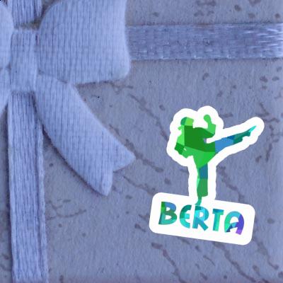 Sticker Karateka Berta Laptop Image