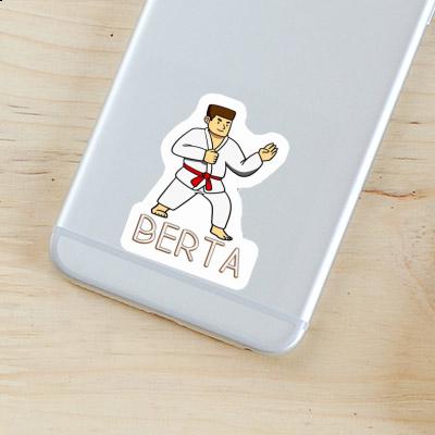 Sticker Berta Karateka Laptop Image