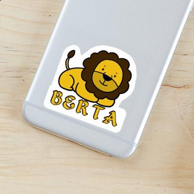 Berta Sticker Lion Laptop Image