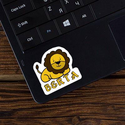 Autocollant Berta Lion Notebook Image