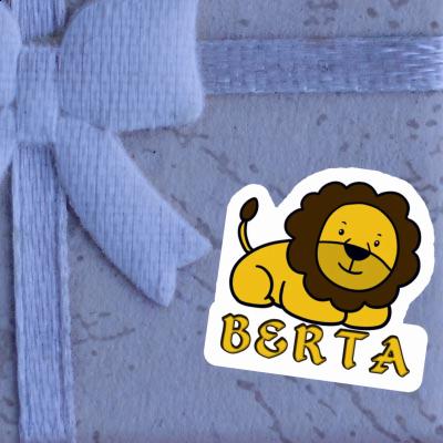 Berta Sticker Lion Notebook Image