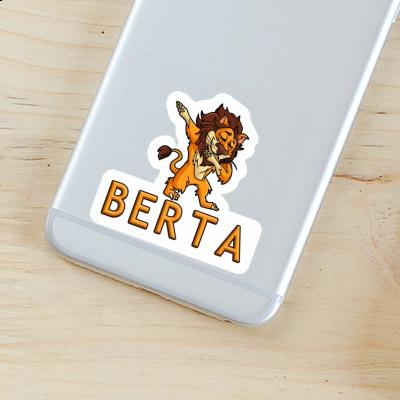 Autocollant Lion Berta Gift package Image