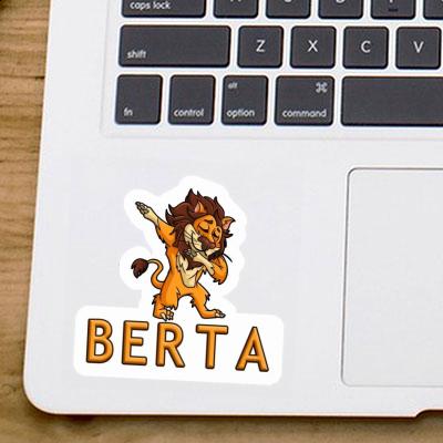 Autocollant Lion Berta Image