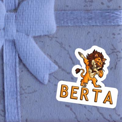 Autocollant Lion Berta Notebook Image