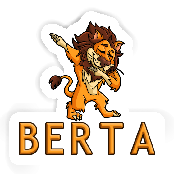 Autocollant Lion Berta Gift package Image