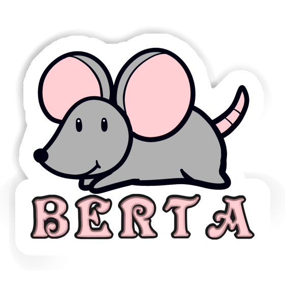 Sticker Berta Mouse Notebook Image