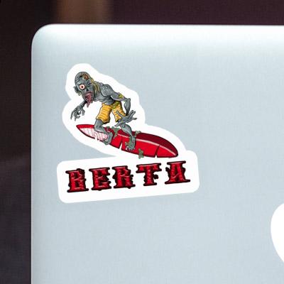 Sticker Berta Surfer Notebook Image