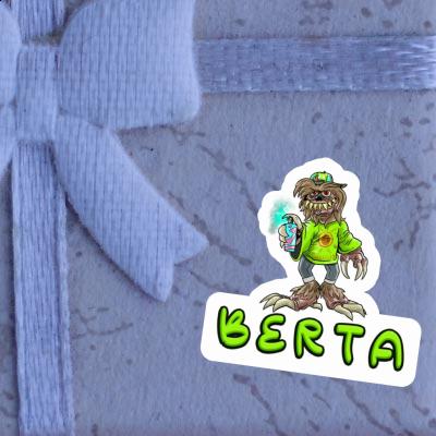 Monster Sticker Berta Laptop Image