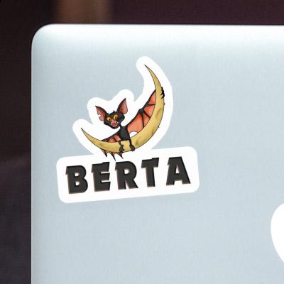 Sticker Berta Fledermaus Laptop Image