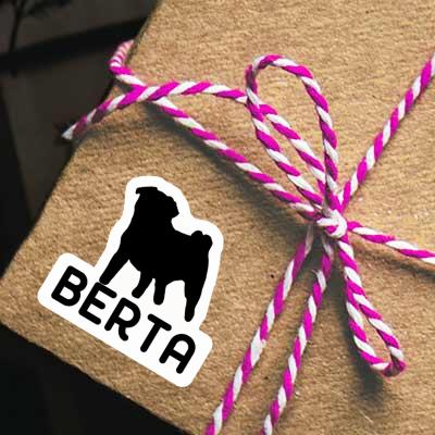 Sticker Pug Berta Gift package Image