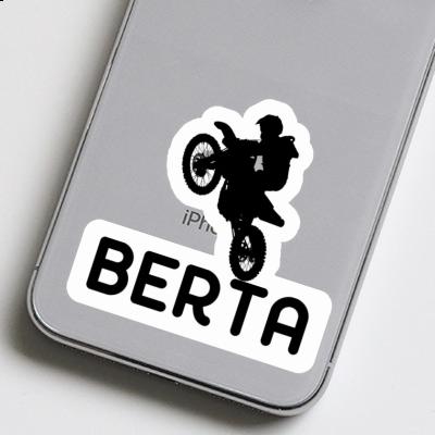 Autocollant Motocrossiste Berta Laptop Image