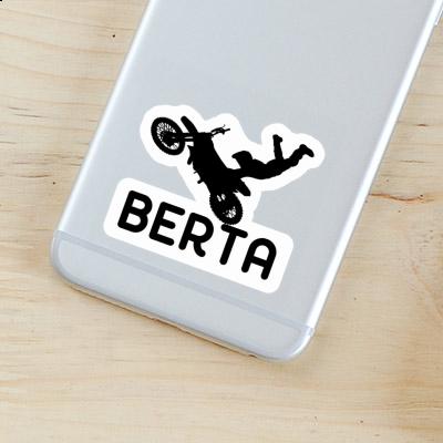 Sticker Berta Motocross Rider Notebook Image