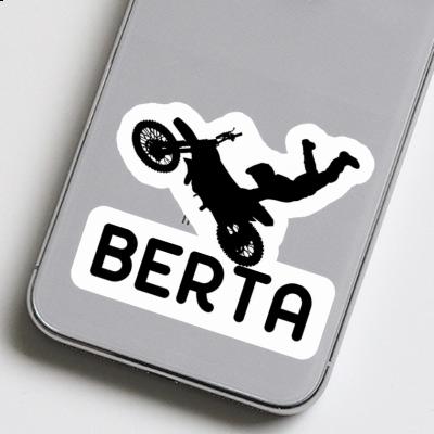 Sticker Berta Motocross Rider Notebook Image