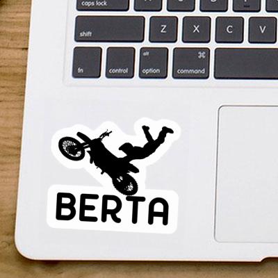 Sticker Berta Motocross Rider Image