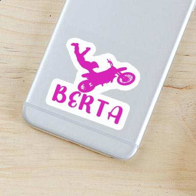 Motocross Rider Sticker Berta Notebook Image