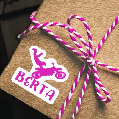 Aufkleber Motocross-Fahrer Berta Gift package Image