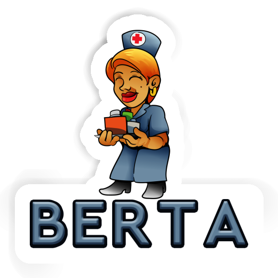 Berta Sticker Nurse Laptop Image