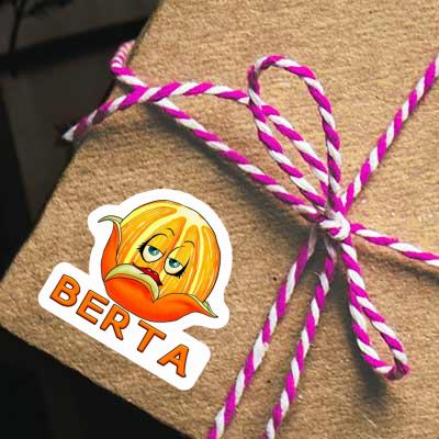 Sticker Orange Berta Gift package Image