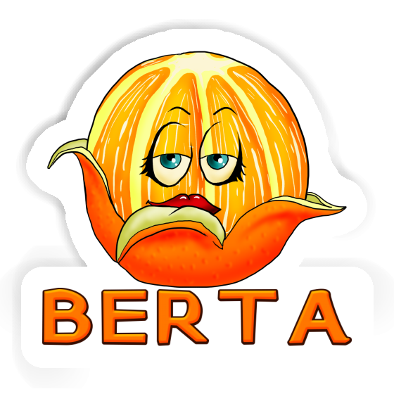 Sticker Orange Berta Image