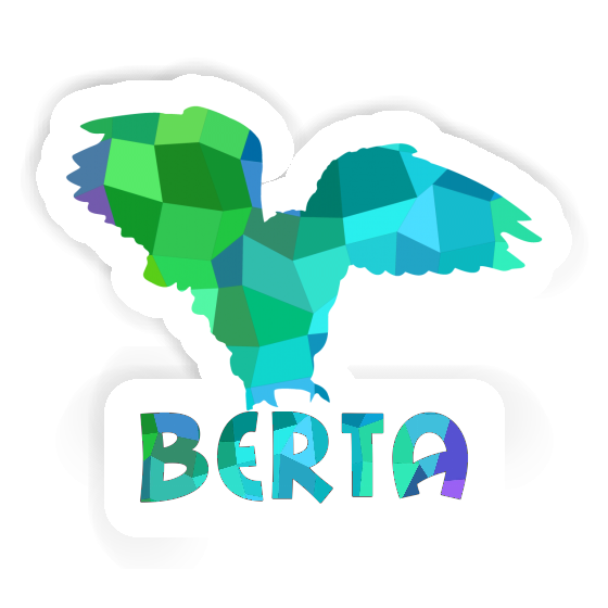 Sticker Berta Owl Laptop Image