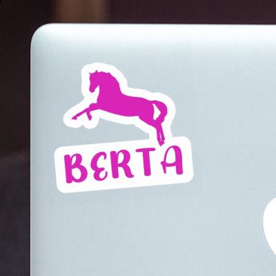 Berta Sticker Pferd Notebook Image