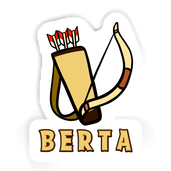 Arrow Bow Sticker Berta Laptop Image