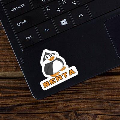 Sticker Berta Penguin Notebook Image