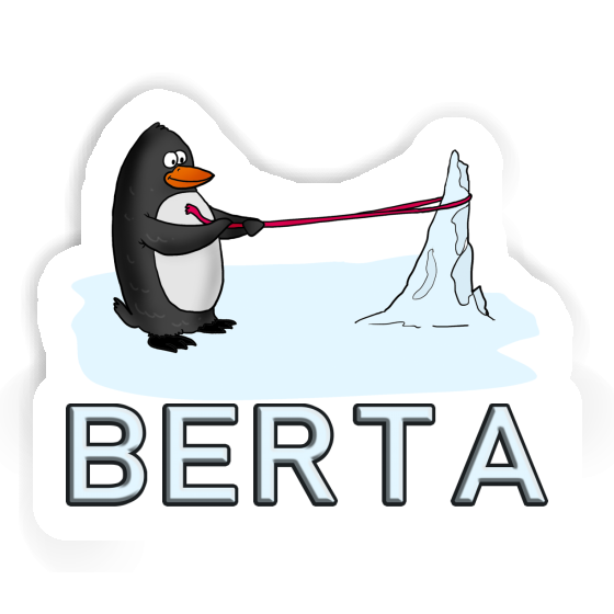 Berta Sticker Penguin Notebook Image