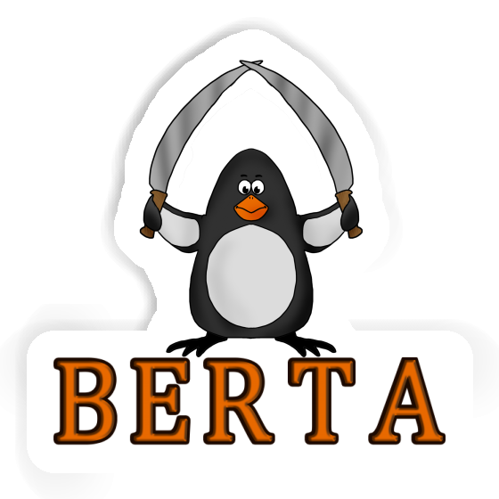 Sticker Penguin Berta Laptop Image