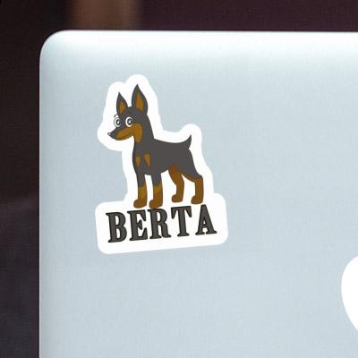 Berta Sticker Pinscher Laptop Image